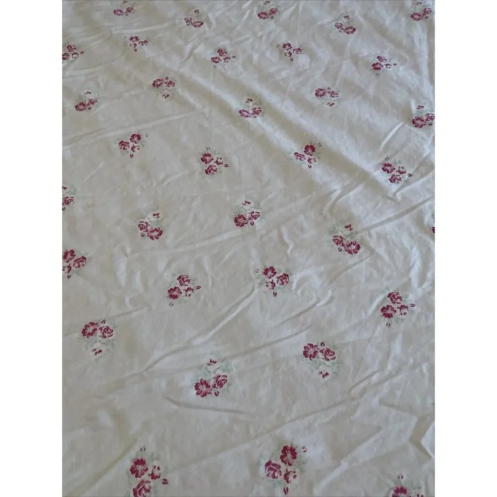 Rachel Ashwell Simply Shabby Chic Twin FADED PAPER ROSE Duvet Cover Pink Blue